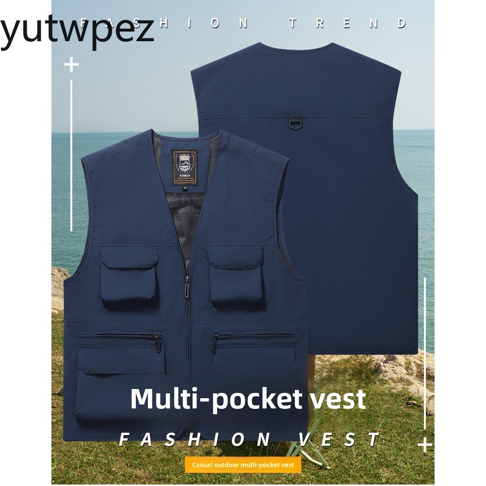 Fishing Vest - Chaleco Deportivo para Hombre, Protección Solar,