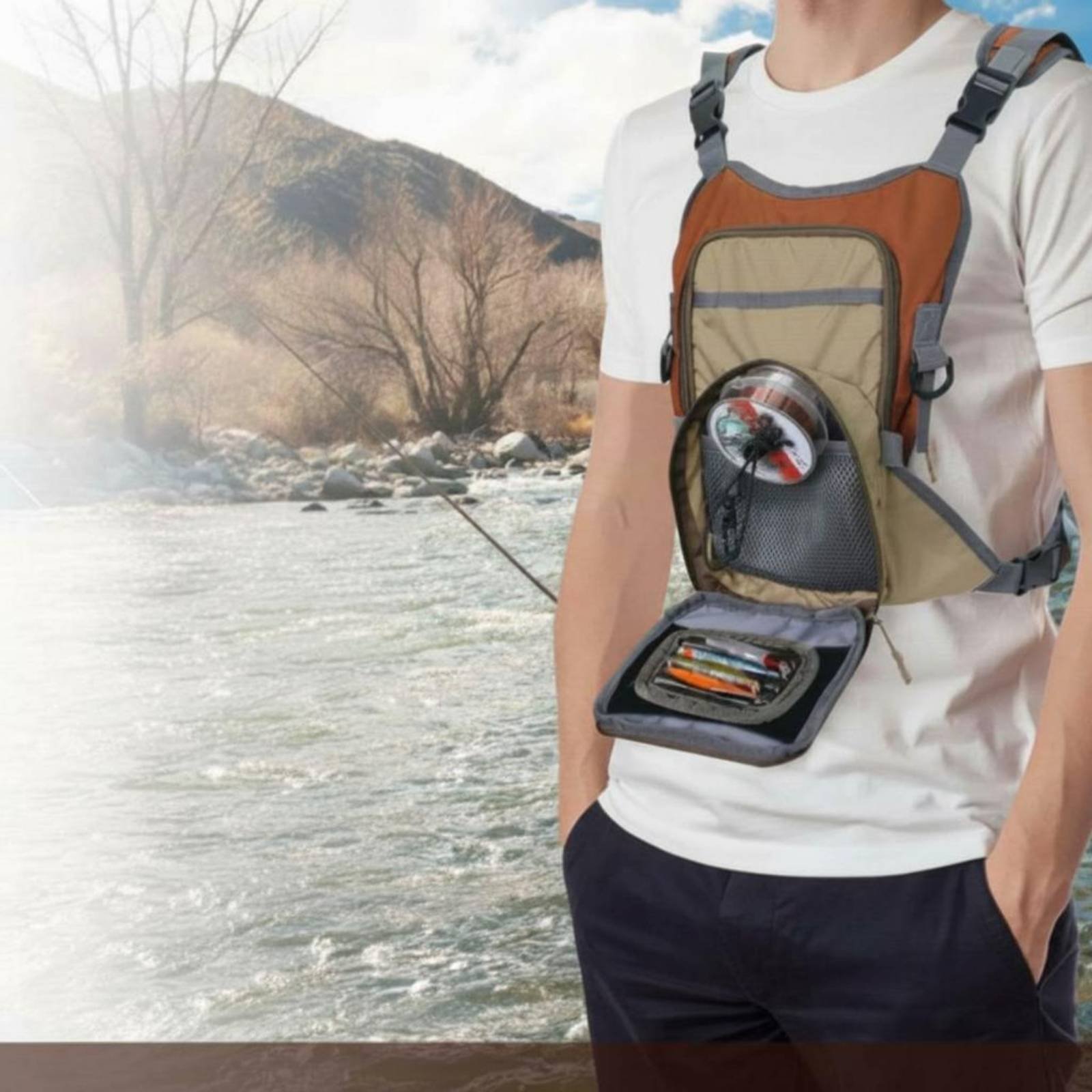 Chaleco de Pesca, Bolsa de Pec - Fishing Bag Waterproof reseña y precio